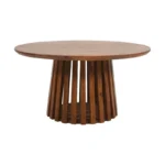 slattio rounded coffee table
