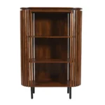 slattio triple shelf bookcase