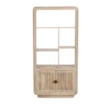 hugo carved 2 door bookcase